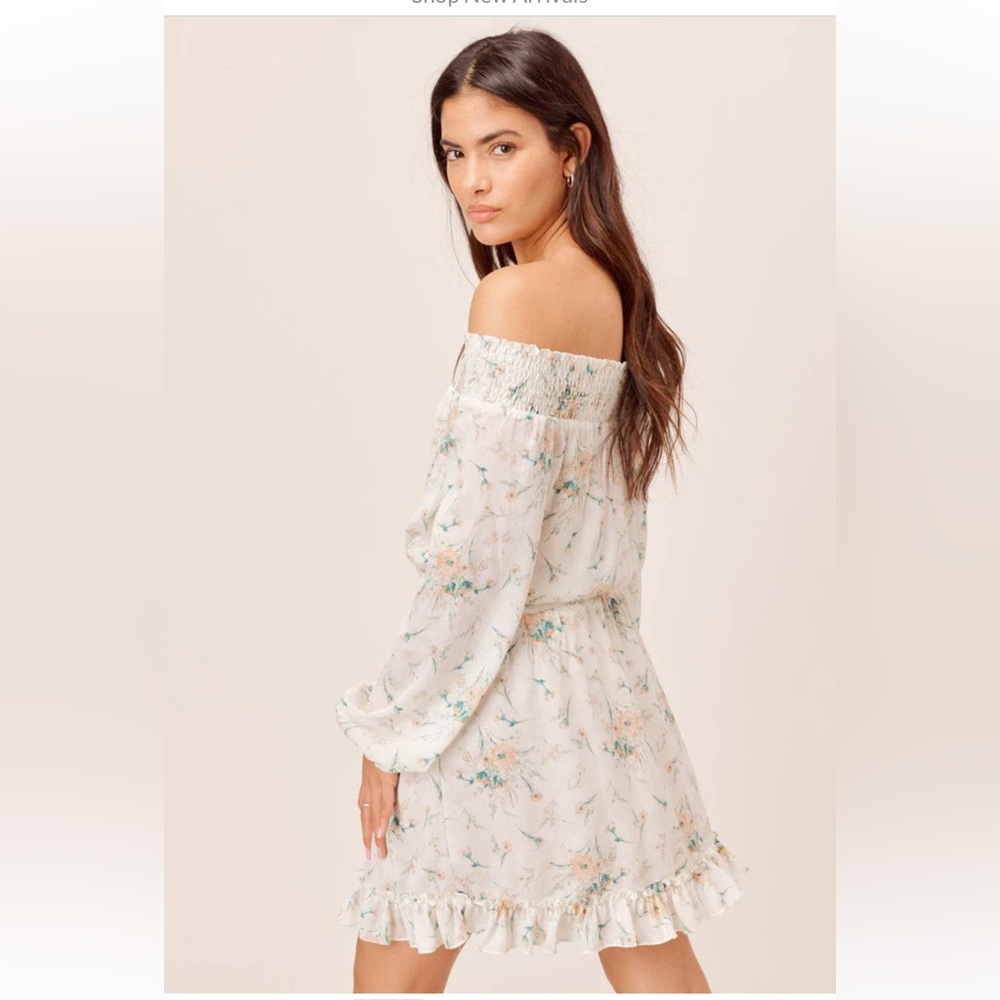 NWT LOVESTITCH Clementine Off-The-Shoulder Dress size S